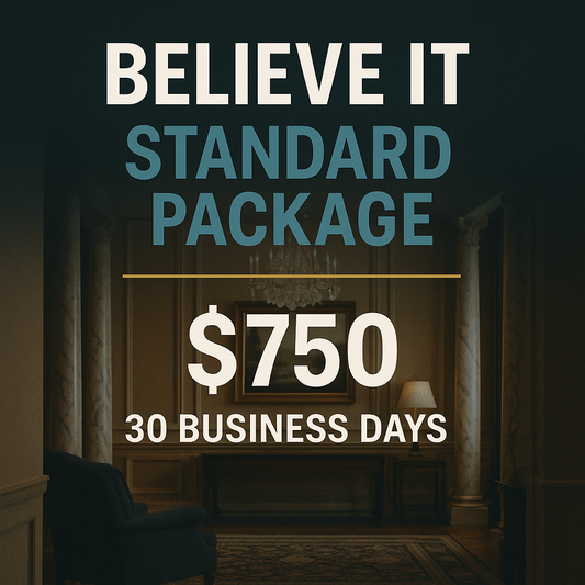 Believe It Standard Package